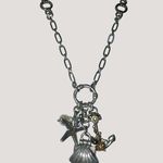 Brighton Silver Charm Necklace Starfish Beach Shell Pearl 18 Inch Lobster Clasp Photo 5