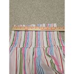 Hill House The Delphine Nap Skirt Rainbow Stripe Sz M Smocked Waist Photo 6