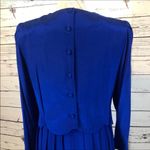 Karin Stevens VINTAGE 90's Blue Embroidered Dress Photo 6