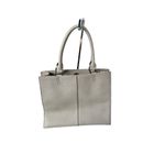 Calvin Klein  genuine saffiano leather tote, color smoke gray Photo 6