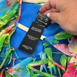 Ralph Lauren Lauren  Floral Crinkle Georgette Tiered Dress Size 2 Tropical‎ NEW Photo 6