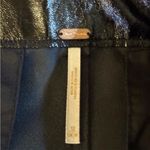 Free People Black Patent Leather Star Crossed Lovers Wide Leg Pants Sz 12 NWT Photo 4