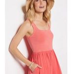 Sundry Mixed Media Midi Dress in Pigment Tango NWT Size 2 Retail $138 Photo 6