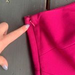 Trina Turk Ruffle One Shoulder Magenta Dress Photo 4