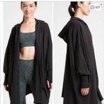 Athleta  Mantra Hooded Wrap Cardigan Size XS black Photo 1