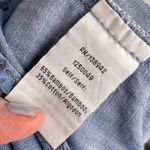 Twelve by Ontwelfth Bamboo Cotton Denim Tie Front Mini Dress Women's Size Small Blue Photo 6