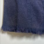 Chaser Blueberry Button Frayed Mini Skirt Size Small New With Tags Photo 3