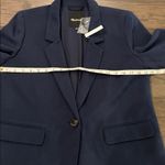 Madewell New With Tags Dorset Crop Blazer in Easygoing Crepe Sz M Photo 8