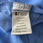 FIGS Catarina One-Pocket Scrub Blue Womens Top Size L Photo 2
