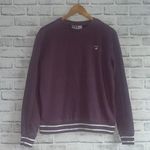 FILA  Sweatshirt - Medium Purple Cotton Blend Photo 0