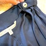 Rachel Roy  sleeveless shorts romper jumpsuit skort size small blue silky pockets Photo 5