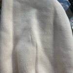 Brooklyn New York Long Sleeve Cropped Hoodie in Beige/Red Size Medium Red Photo 7