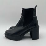 Madden Girl  Truffle Lug Chelsea Black Ankle Boots Women’s Sz 7 Chunky Y2K Photo 2