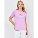 ZARA NWOT   X DISNEY BAMBI T SHIRT PURPLE SMALL Photo 3