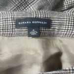 Banana Republic Women's 100% Wool Plaid Mini Skirt Brown Check Button Front 4 Photo 5