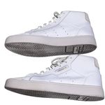 Adidas Women’s Sleek Cloud White Mid Top Leather Sneakers Photo 2