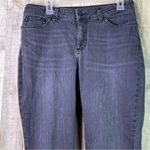 Lee  12 Short Regular Fit Straight Leg Mid Rise Secretly Shapes Gray/Blac… Photo 2