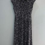 Jones New York B/W V-Neck A-line Dress Size 4 EUC Photo 3