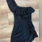ASTR  the label black mini dress one shoulder Photo 2
