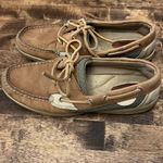 Maui Island  Marlin Leather Boat Shoes Size 7.5 Photo 2