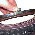 Apt. 9  Womens Clutch Purse Handbag Bagette with Chain Strap Black Brown Silver Photo 8