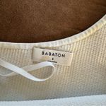 Aritzia Babaton Sculpt Knit One-Shoulder Cropped Tank Matte Pearl Photo 2