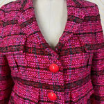 Kate Spade  New York Pink Magenta Tweed Blazer‎ Photo 3