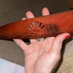 Free People Unicorn piece genuine leather wanderer belt with desert print Photo 4