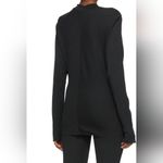 Raquel Allegra Black Long Sleeve Fitted T Photo 1