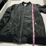 Arizona Jeans Arizona Jean Co jacket small black wind breaker style jacket snap button pocket Photo 7