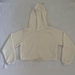 Wild Fable Sherpa Faux Fur Cropped Hoodie Sweatshirt Photo 2