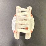 Baseball Hair Claw/ Clip White Photo 6