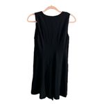 CAbi Ponte Performance Sleeveless Fit & Flare Little Black Dress | Black | XS Photo 4