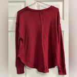 SO  Cozy Oversized Swing Red Top - Size Small - NWT Photo 1