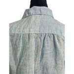 CP Shades  Size XS  Jasmine Tunic  Linen Lagenlook Boho Pockets Stripe Photo 6