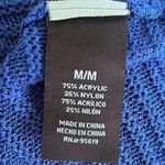 Fever Royal Blue Knit Short Sleeved Top sz M Size M Photo 5