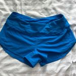 Lululemon Neon Blue 2.5"  speed up shorts!! Photo 0