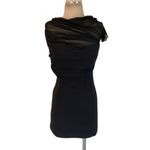 SER.O.YA Selma Mini Crepe Dress in Black Small New Womens Mini lbd Cocktail Photo 3