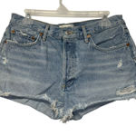 AGOLDE Parker Women's Shorts Distressed Frayed Hem Casual Blue Jean Size 29 Photo 0