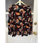 Chico's Touch of Cool Jersey Knit Layering Paisley Long Sleeve T-Shirt Size 2 L Photo 6