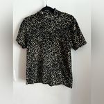 Pierre Cardin Vintage  Women’s Top Size M 80s 90s Animal Print Mock Photo 2