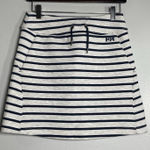 Helly Hansen  Naiad Blie Striped Mini Skirt XS Gray Navy Blue Active Nautical Photo 0