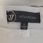 Wit & Wisdom White Denim Shorts‎ Size 12 Absolution Technology NWT Photo 5