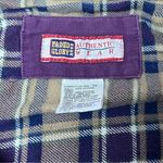 Faded Glory Vintage Purple Canvas Chore Coat Blanket Lined Corduroy Collar Sz XL  Photo 1