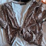SheIn never worn cheetah top Photo 2