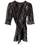 H&M x The Vampire's Wife Black Lace Mini Dress Size S Party Cocktail Photo 4