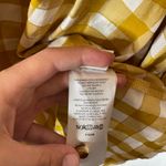 Maeve  April Babydoll Blouse Yellow Gingham Print Size Medium Photo 8