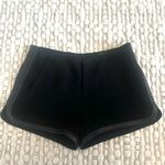Rag and Bone Leather Trim Black Trouser Shorts Size 4 Photo 3