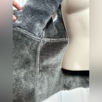 Hallhuber Gray Faux Fur Shearling Vest Short Sleeve Tiered Outerwear Size Med Photo 9