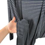 Soma Cool Nights Navy Blue Striped Robe Cardigan Open Front Womens Large Photo 5